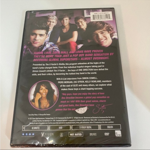 One Direction The Only Way Up DVD NEW - Picture 2 of 2